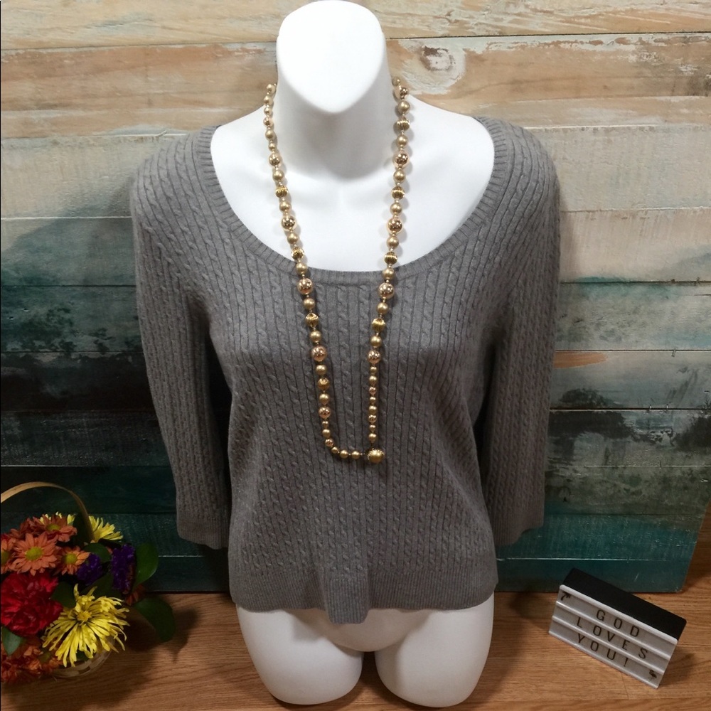 Grey Pria Top long sleeves size M